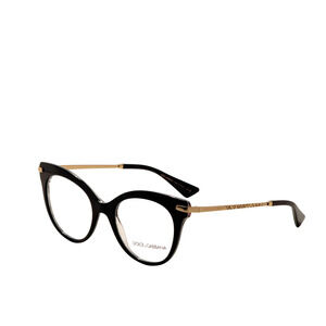 NWT Dolce & Gabbana 0DG3392-3299-52 Black 52mm Eyeglasses